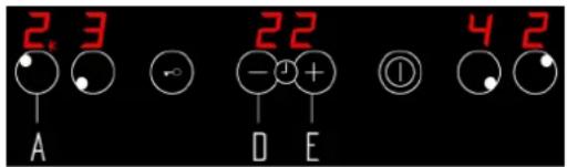 2.3 A 22 - + D E ① 4 2