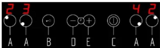 2 3 A A B - + D E C 4 2 C A A