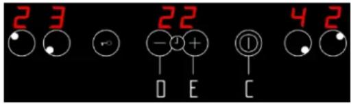 2 3 22 4 2 - + D E C