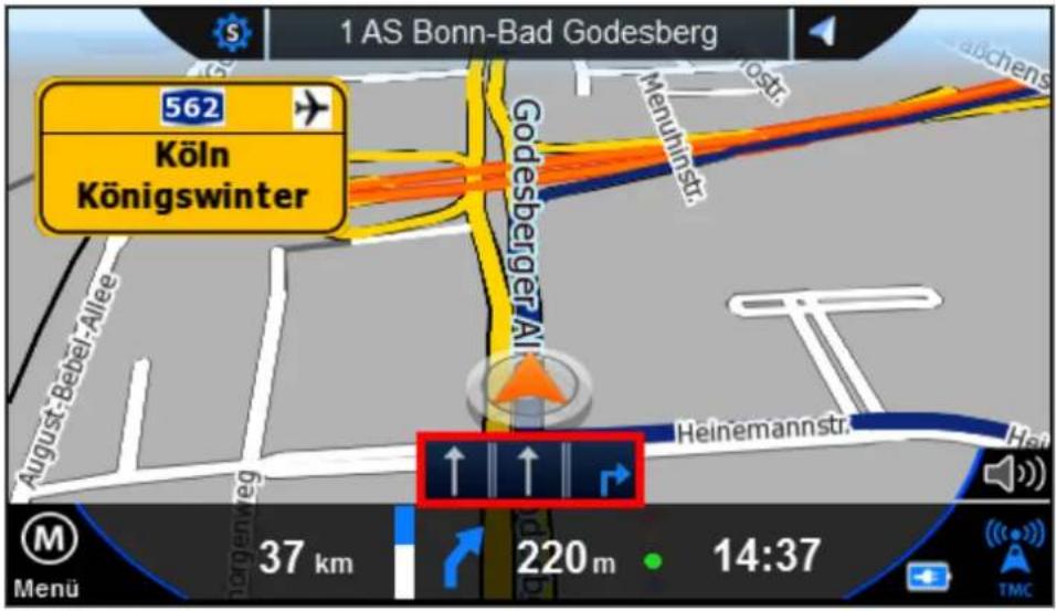 BLAUPUNKT Travel Pilot 70 LMU - Fahrspurinformationen / Fahrspurassistent - 1