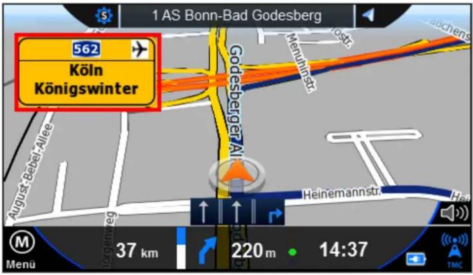 BLAUPUNKT Travel Pilot 70 LMU - Autobahn- u.a. Straßenschilder - 1