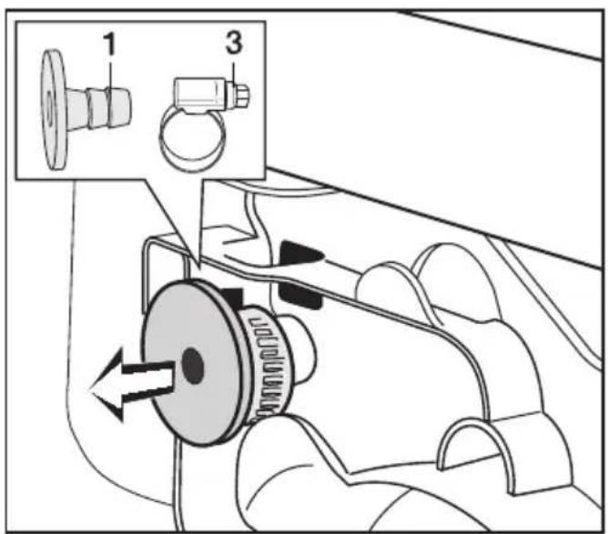 MIELE T 8399 C - Besondere Anschlussbedingungen, die ein Rückschlagventil erfordern - 1