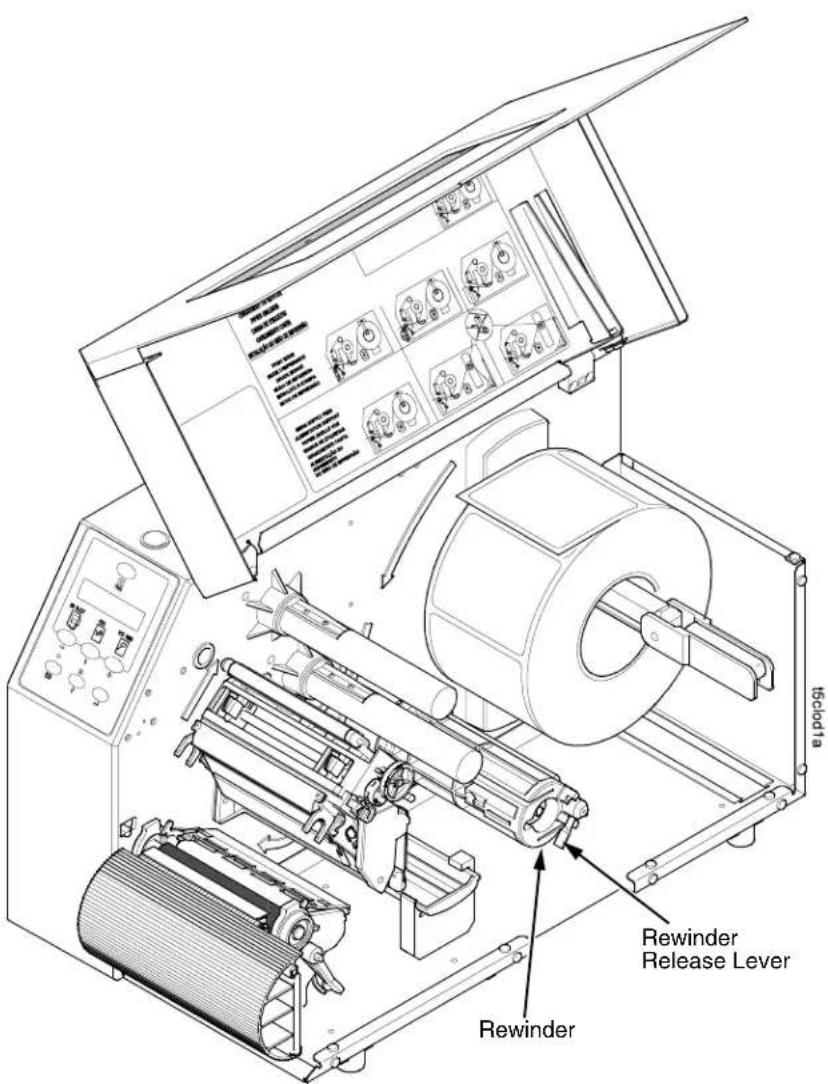 Printronix T5208R - Installing The Media Guide - 2