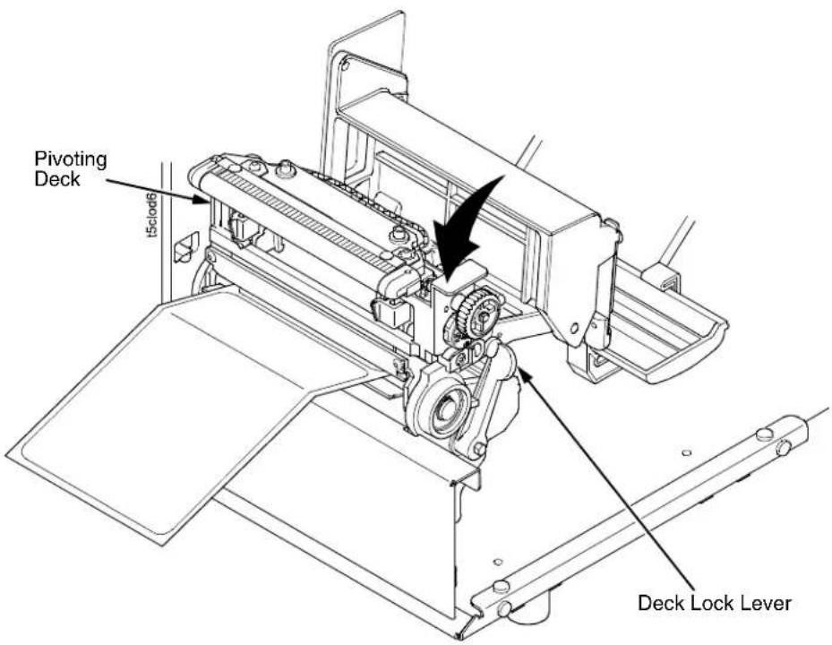 Printronix T5208R - Loading Roll Media - 7