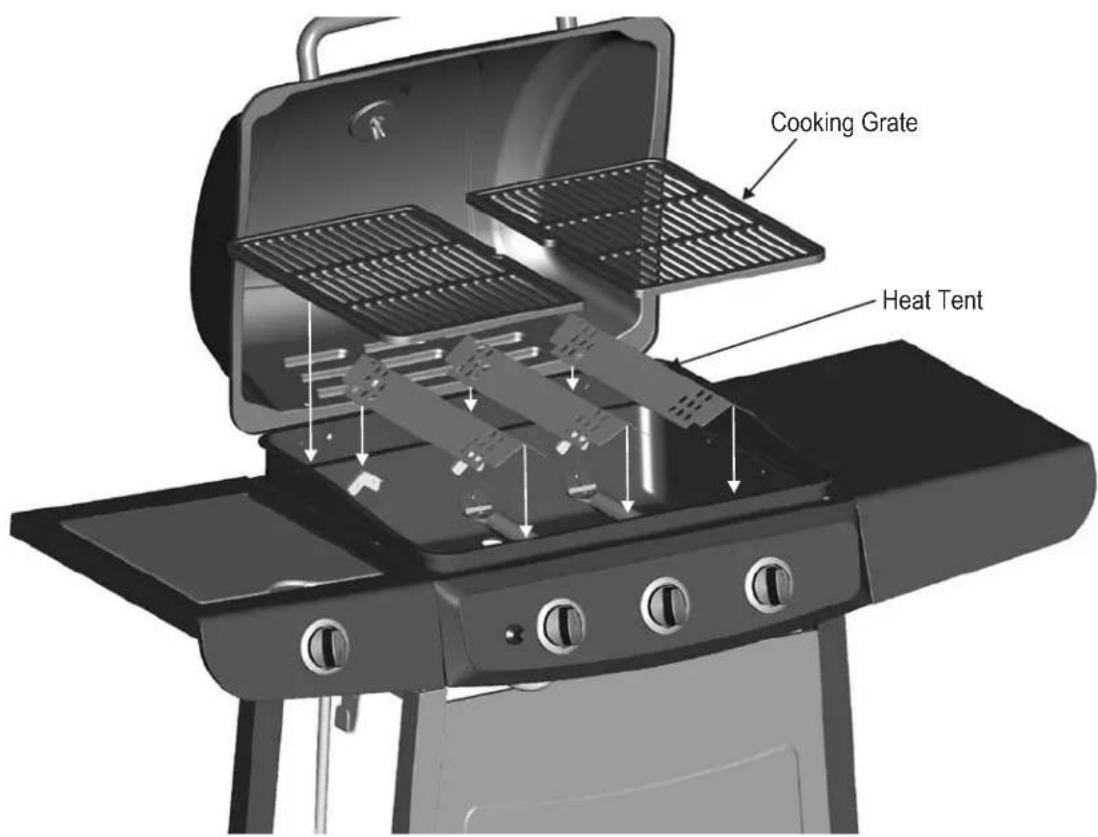Cooking Grate Heat Tent
