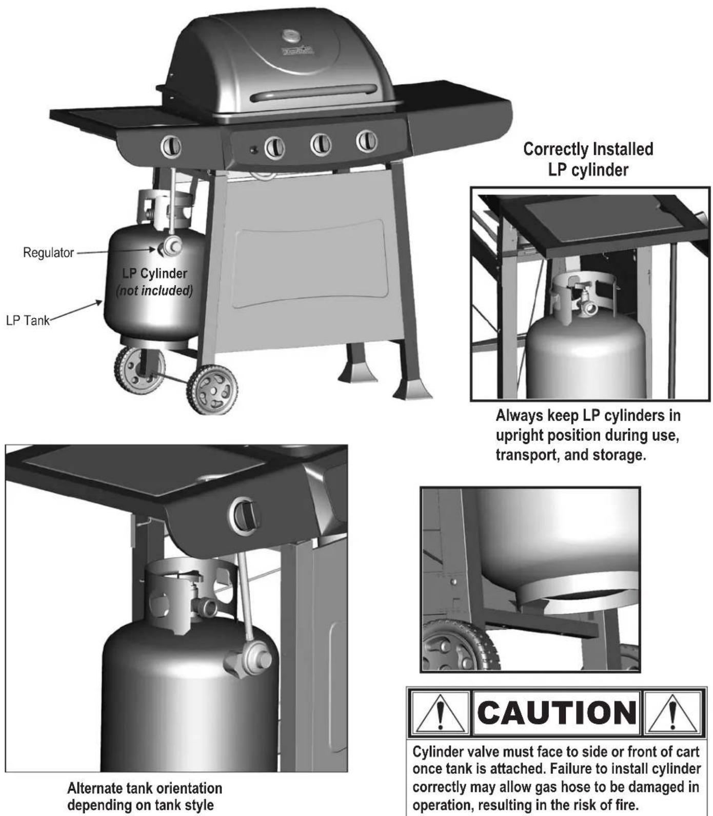 Char-Broil C-33G3 - CAUTION - 4