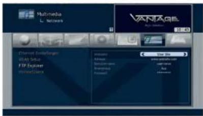 Multinegia L. Networks VANTAGE Channel Embedtainer USB Server FTP Explorer Homesteads User Info 100%