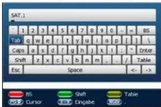 SAT.1 1 2 3 4 5 6 7 8 9 0 - = BS Tab q w e r t y u i o p f j \ Caps a s d f g h j k l : * Enter Shift z x c v b n m . / Table Esc Space < - ->