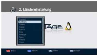 Vantage VT-1C+ - Ländereinstellungen - 1