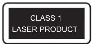 CLASS 1 LASER PRODUCT