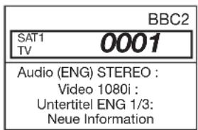 BBC2 SAT1 0001 TV Audio (ENG) STEREO : Video 1080i : Untertitel ENG 1/3: Neue Information