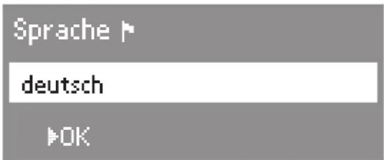 Sprache deutsch OK
