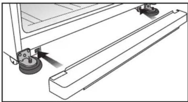BLOMBERG DSM 9850 T A+ - Installing the lower ventilation cover - 1