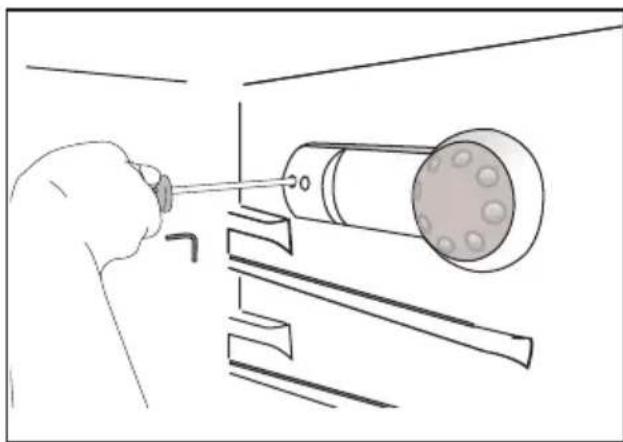 BLOMBERG DSM 9850 T A+ - Replacing the interior light bulb - 1