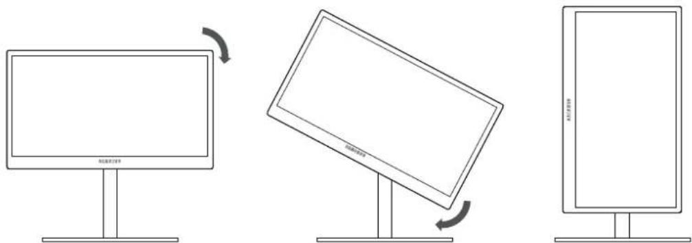SAMSUNG Zero Client NC221 - Drehen des Monitors - 1