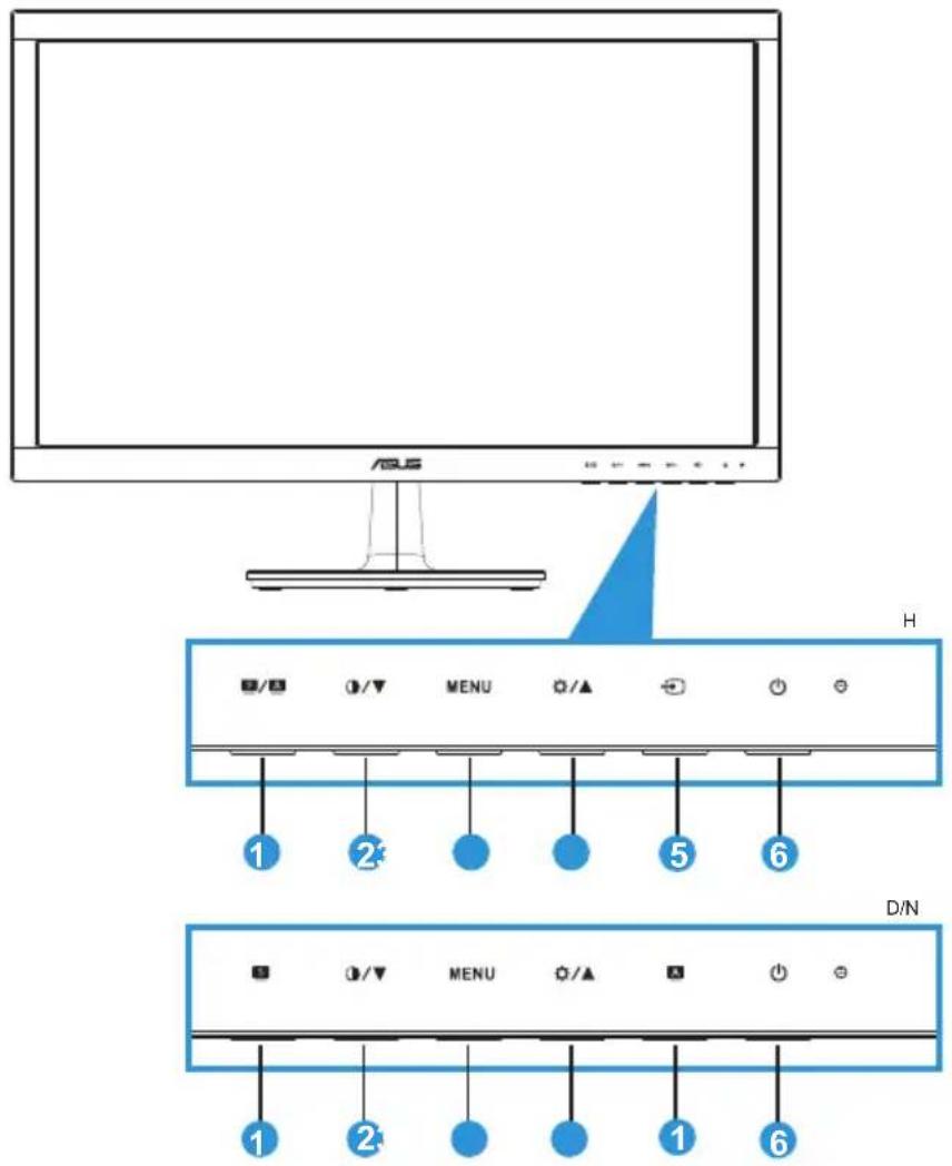 ASUS VS247N - Front of the LCD monitor - 1