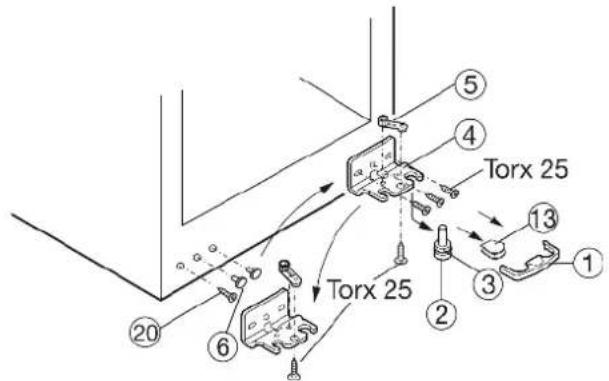 Torx 25 Torx 25 13 1 2 3 4 5 6 20