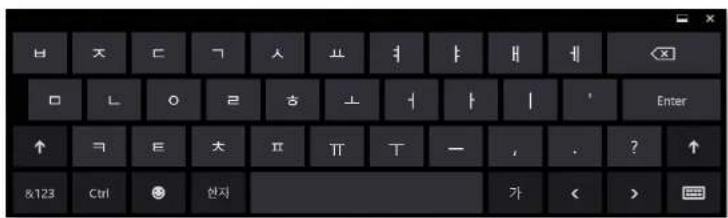SAMSUNG ATIV Tab XQ700T1C - 터치 스크린 사용하기 - 1