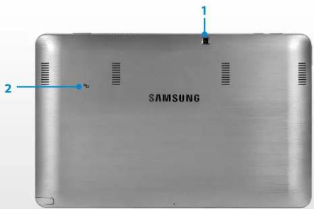 SAMSUNG ATIV Tab XQ700T1C - 뒷면 - 1