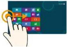 SAMSUNG ATIV Tab XQ500T1C - 터치 스크린 사용하기 - 1