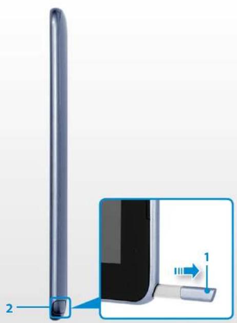 SAMSUNG ATIV Tab XQ500T1C - 오른쪽면 - 1