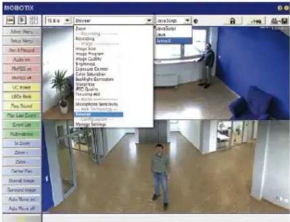 MOBOTIX Enter Menu Menu Menu Ave 4 Perceived Audio in PlayUp on Inkress in UC Event LRC's Rebe Play Sound Play Line Count Crew List Submation In Zoom Diver - Diver - Center Plan Normal Image Survival Image Auto Move on Auto Move off Driver Recording Recording Image Image Size Image Program Image Quality Brightness Dependent Control Color Saturation Backlight Correlation Properties ASC Quality Recruiting Add Add Light to Microphone Sensitivity Add Technology... Select Select Image Manage Settings Java Script Java Script Jack Match2