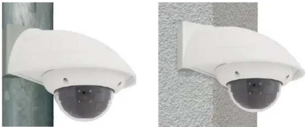 Mobotix MX-D25M-SEC-D51 - Installing the Corner and Pole Mount - 1