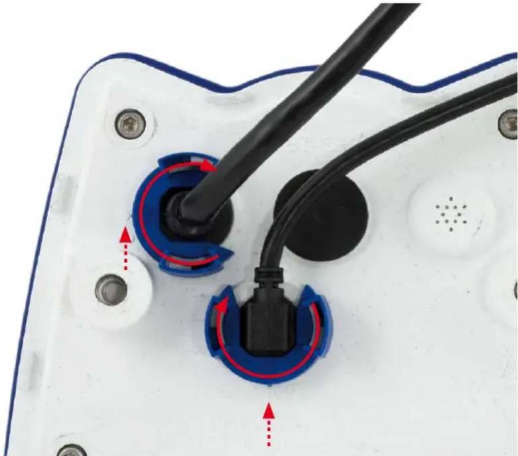 Mobotix M25M - Replacing the Cable Retainer - 1