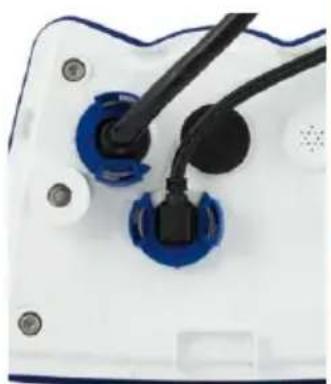 Mobotix M25M - Note on fastening cables leading into the camera: - 1