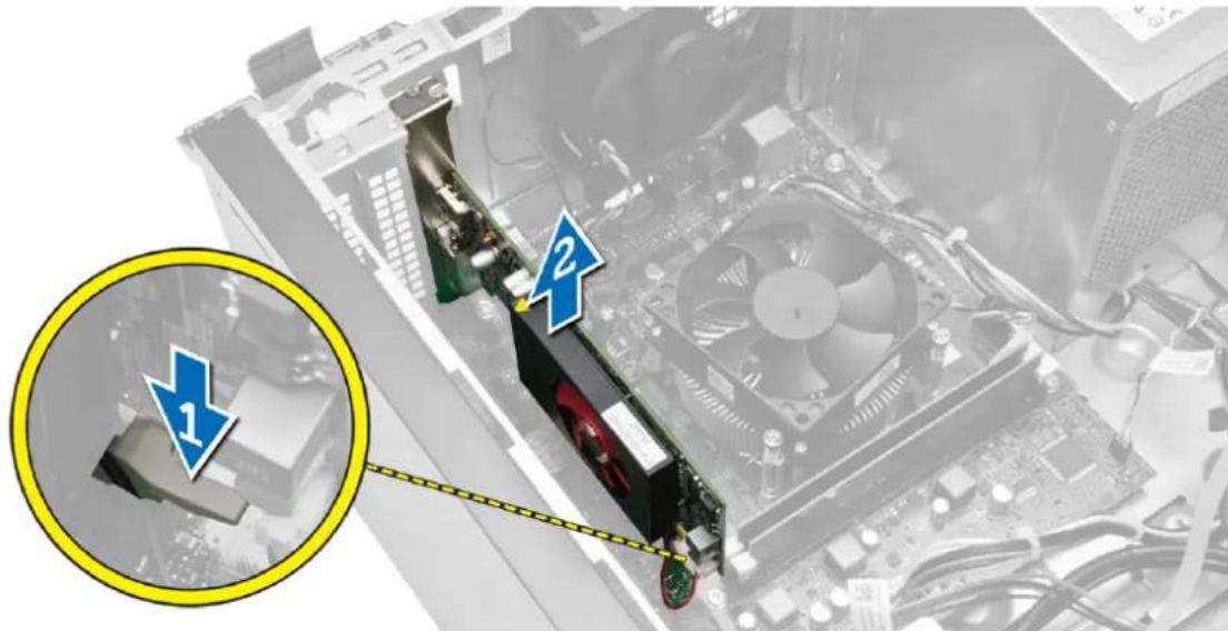 DELL OptiPlex 3020 Mini Tower - Entfernen der Erweiterungskarte - 2