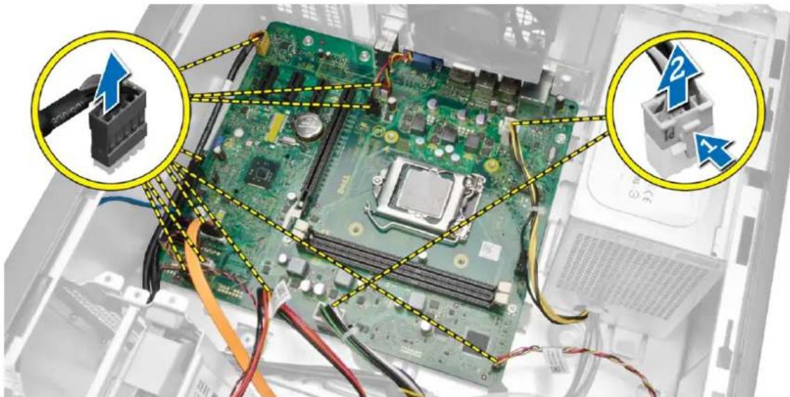 DELL OptiPlex 3020 Mini Tower - Entfernen der Systemplatine - 1