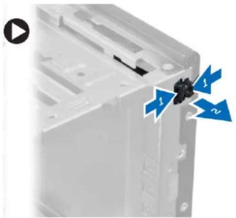 DELL OptiPlex 3020 Mini Tower - Entfernen des Netzschalters - 3