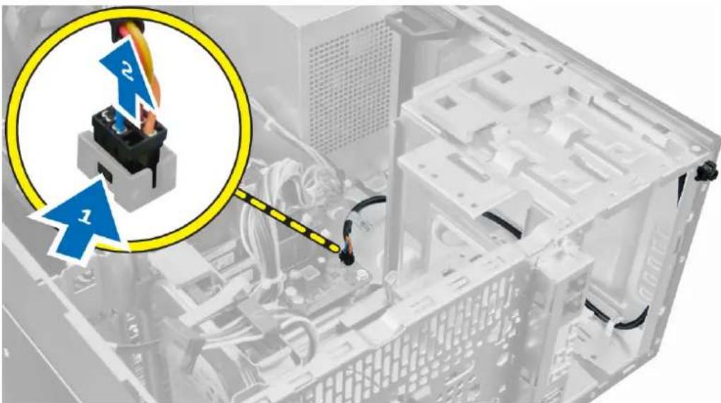 DELL OptiPlex 3020 Mini Tower - Entfernen des Netzschalters - 1