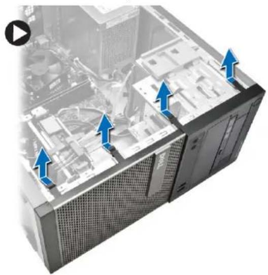 DELL OptiPlex 3020 Mini Tower - Entfernen der Frontverkleidung - 1