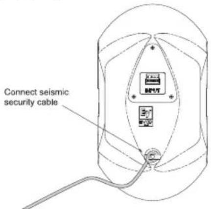 Connect seismic security cable