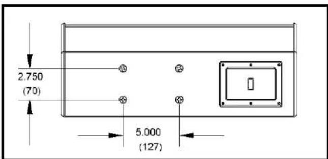 2.750 (70) 5.000 (127)