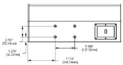 2.76" [70.14mm] 1.275" [32.38mm] 5.000" [127.00mm] 7.116" [180.74mm]