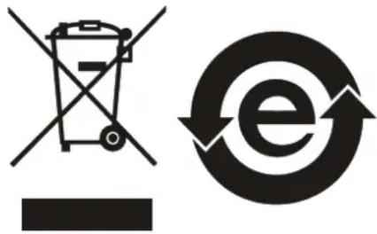 Symbol image showing a crossed-out trash bin, a solid minus sign, and an e-turn arrow with circular motion.