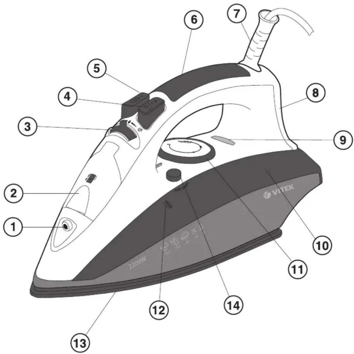Vitek VT-1201 BN - 1