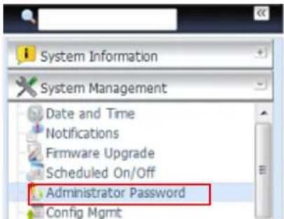 Thecus N10850 - Administrator Password (Administratorkennwort) - 1