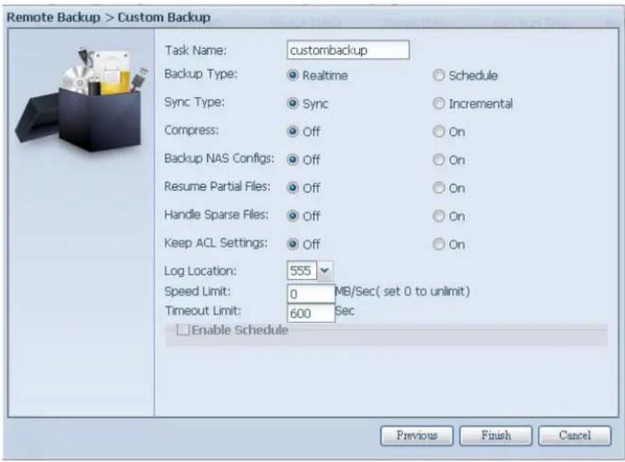 Thecus N10850 - Custom Backup (Angepasste Sicherung) - 3