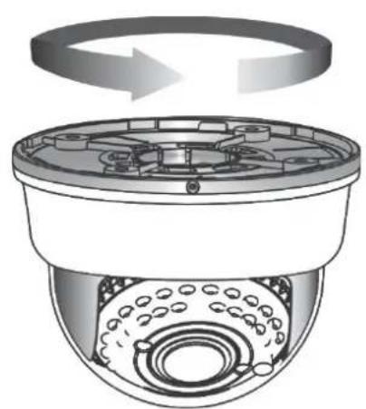 Lupus Electronics GEODOME LE335 - Attaching the Dome Cover - 2