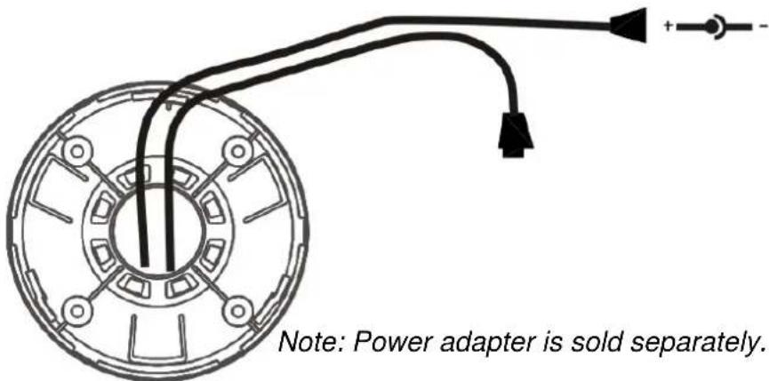Note: Power adapter is sold separately.