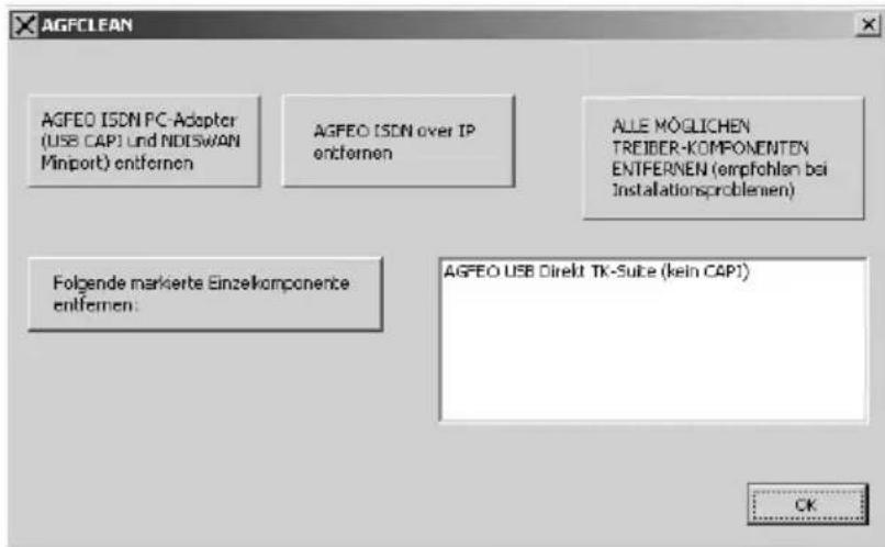 AGFEO AS 43 IP-DECT - Treibersoftware deinstallieren - 1