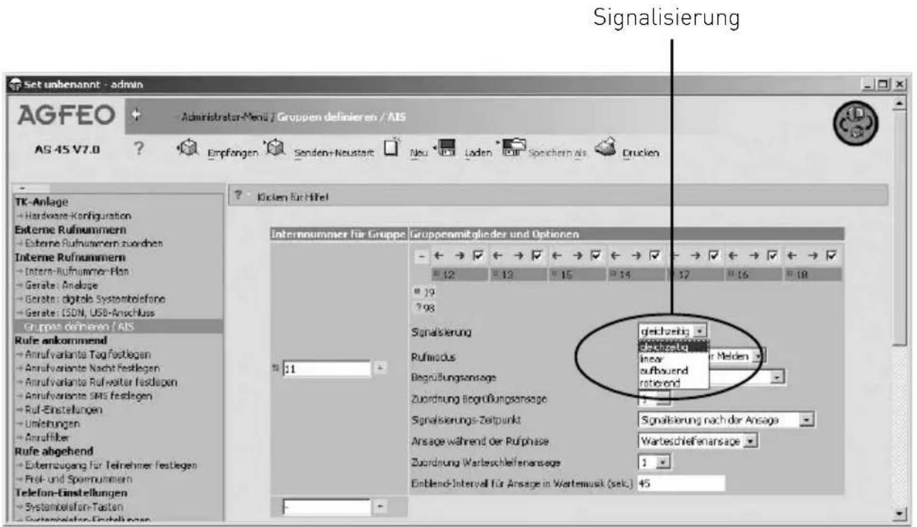 AGFEO AS 43 IP-DECT - Signalisierung - 1