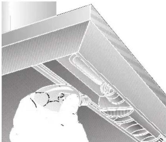 BOSCH DKE925B - Auswechseln der Lampen - 2