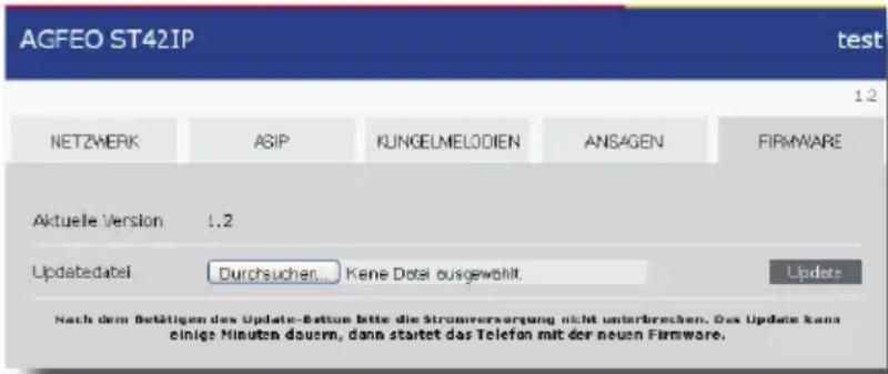AGFEO ST 42 IP AB - Achtung: - 1