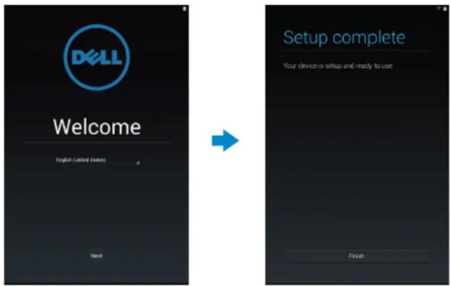 DELL Venue 7 3000 - Fertigstellen des Android-Setups - 1