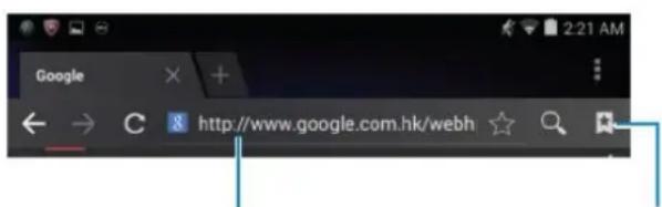 DELL Venue 7 3000 - Benutzung der Steuerelemente des Browsers - 1