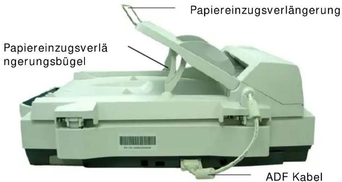 Papiereinzugsverlängerung Papiereinzugsverlängerungsbügel ADF Kabel